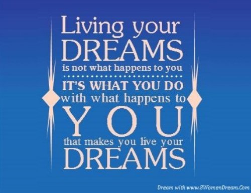 Motivational Dream Quote for Social Media 8WomenDream Early Work