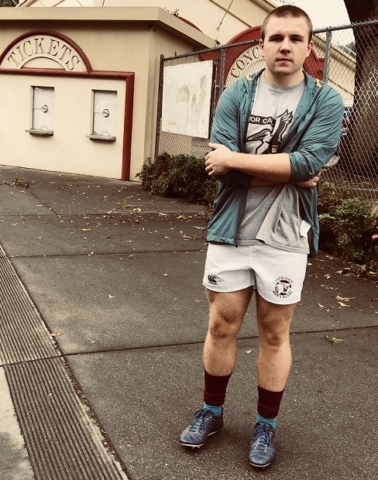 Chico State Rugby Player Brian Cox Pre-game Social Media