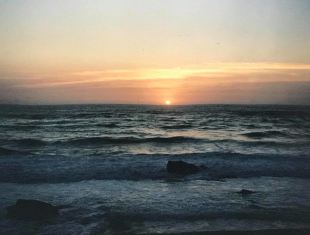 Sunset on the Beach iPhone