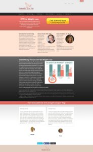 EFT4WeightLoss Product Launch Landing Page